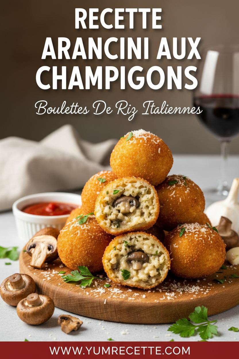 Recette Arancini Aux Champignons Recette Arancini Aux Champignons
