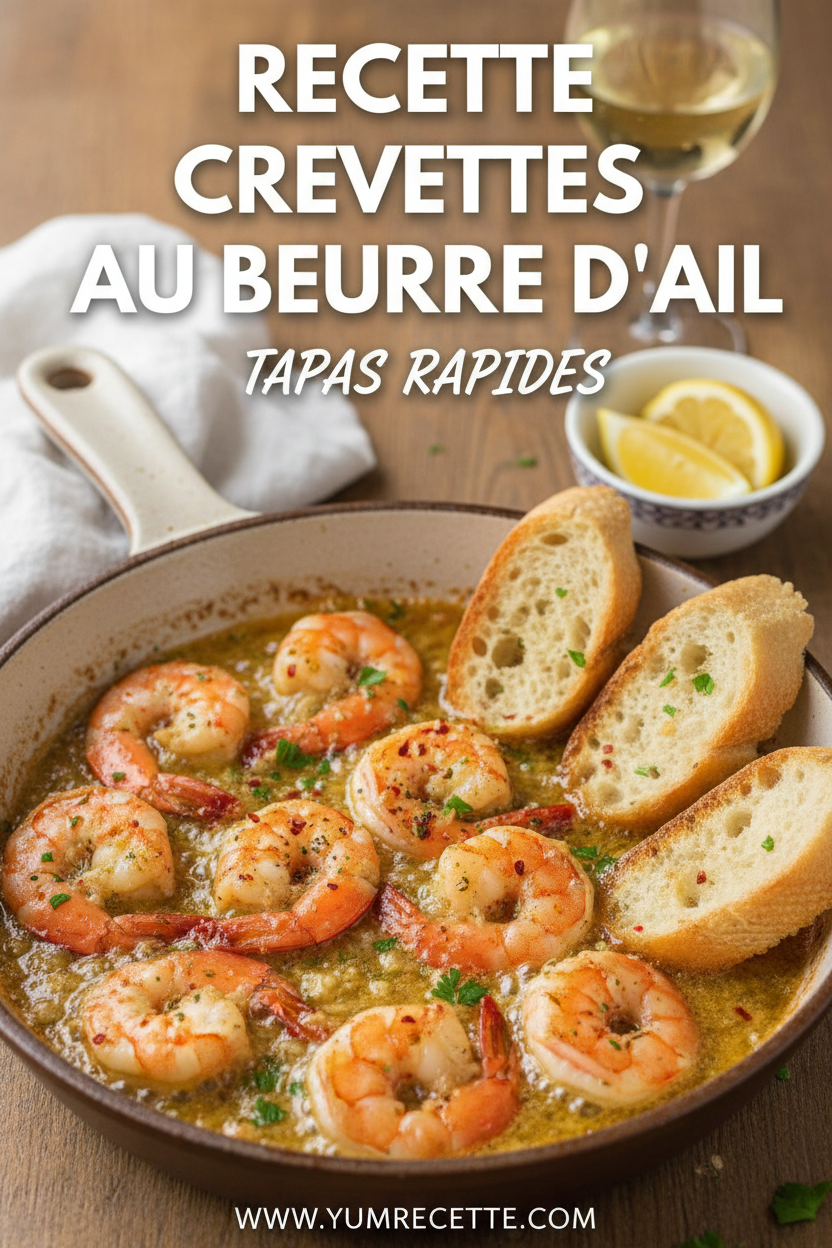 Recette Crevettes Au Beurre D'ail Recette Crevettes Au Beurre D'ail