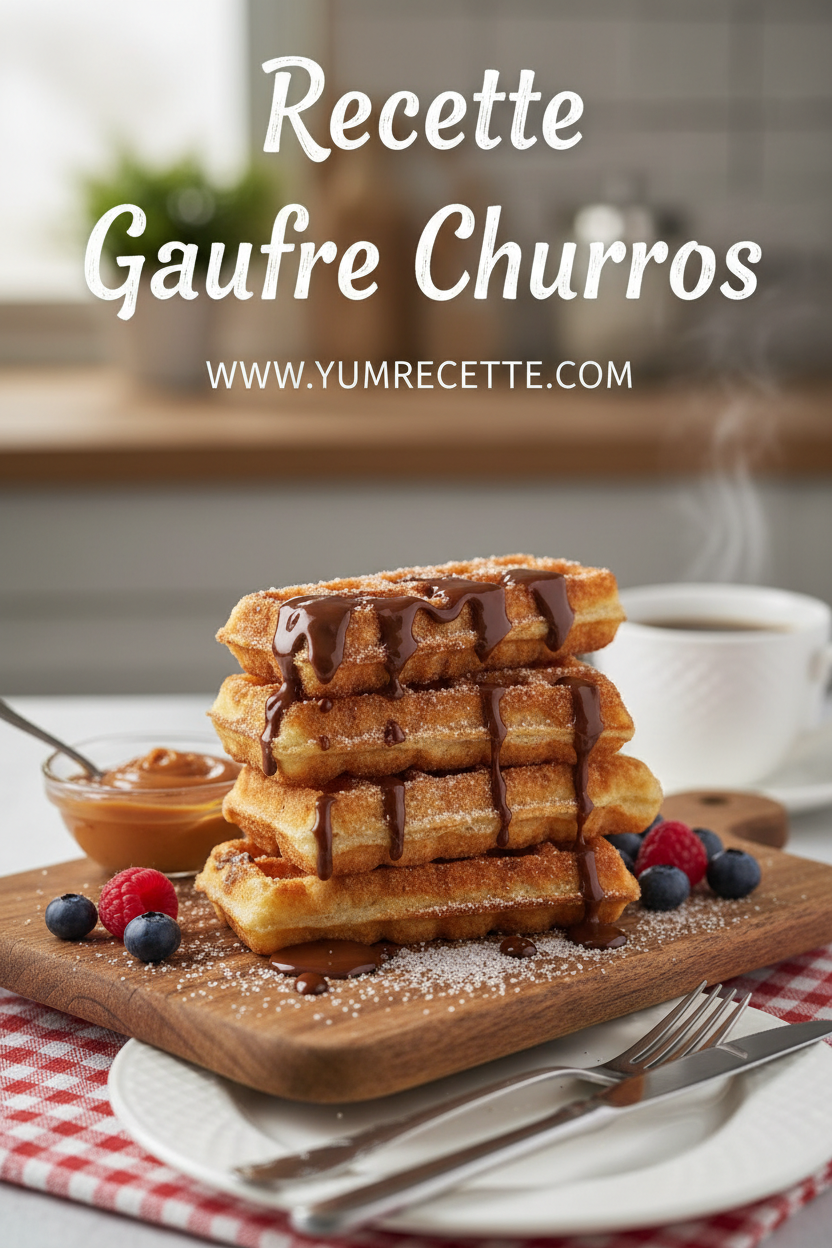 Recette Gaufre Churros Recette Gaufre Churros