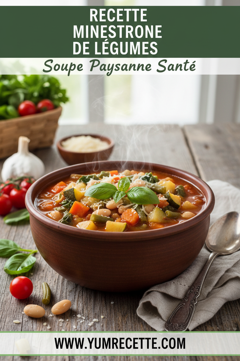 Recette Minestrone De Légumes Recette Minestrone De Légumes