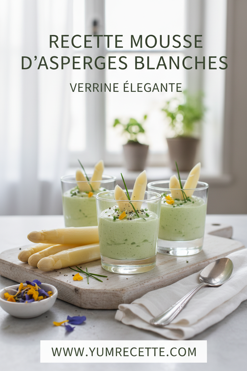 Recette Mousse D'asperges Blanches Recette Mousse D'asperges Blanches