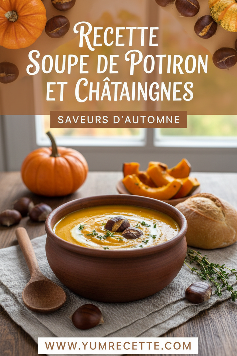 Soupe de Potiron et Châtaignes Soupe de Potiron et Châtaignes