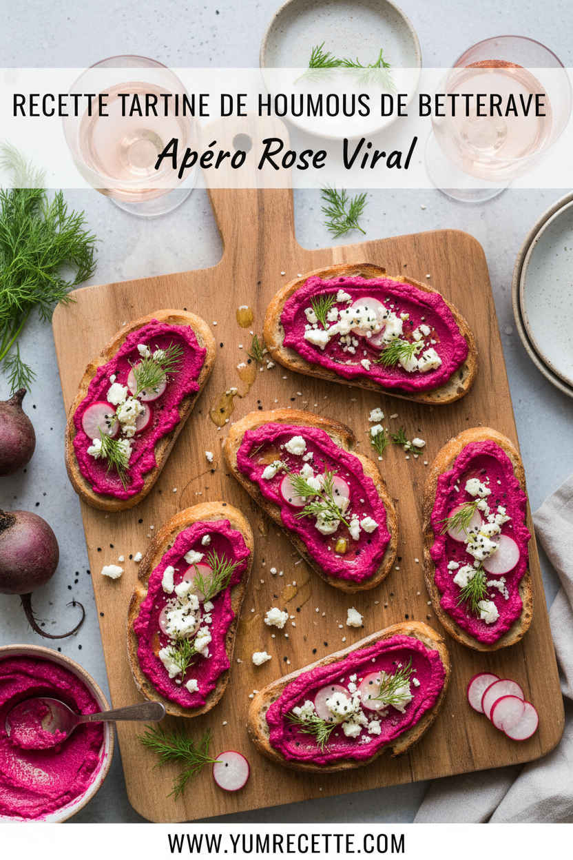 Recette Tartine De Houmous De Betterave Recette Tartine De Houmous De Betterave
