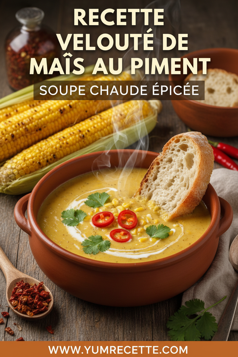 Recette Velouté De Maïs Au Piment Recette Velouté De Maïs Au Piment
