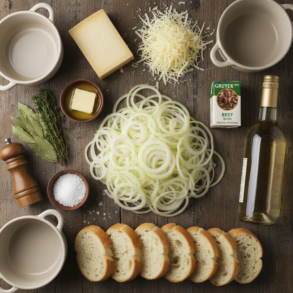 Soupe à l'Oignon Gratinée Soupe à l'Oignon Gratinée