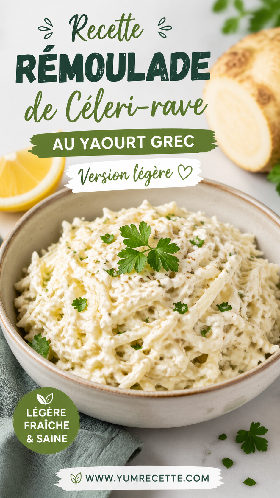 Rémoulade De Céleri-rave Au Yaourt Grec Rémoulade De Céleri-rave Au Yaourt Grec