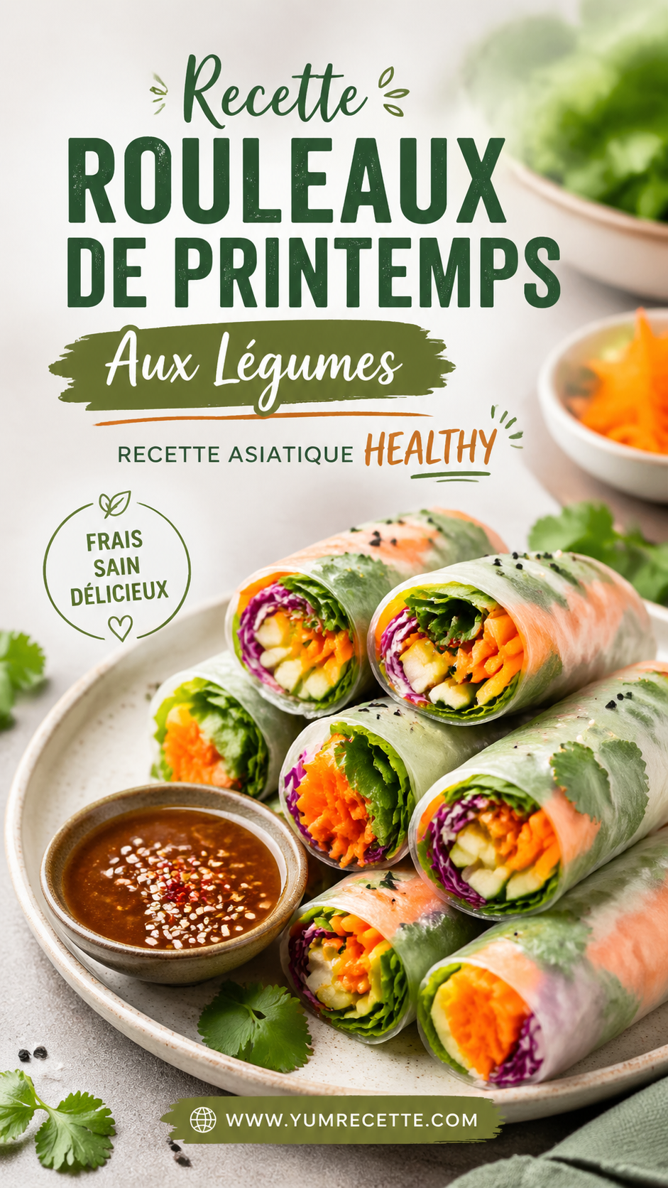 Rouleaux De Printemps Aux Légumes Rouleaux De Printemps Aux Légumes