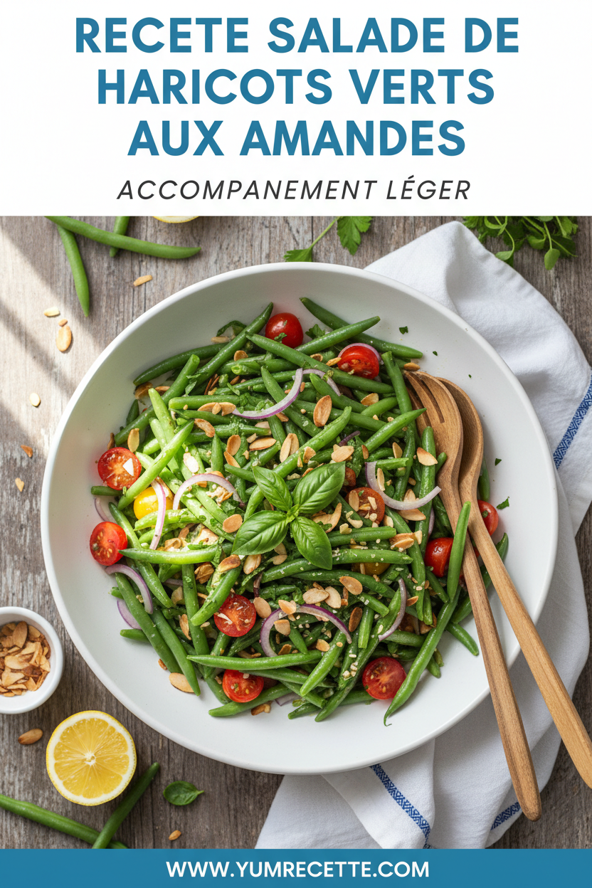 Recette Salade De Haricots Verts Aux Amandes Recette Salade De Haricots Verts Aux Amandes
