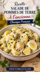 Recette Salade De Pommes De Terre À L’ancienne : Classique Français