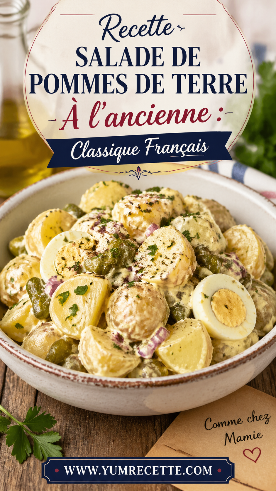 Recette Salade De Pommes De Terre À L'ancienne Recette Salade De Pommes De Terre À L'ancienne