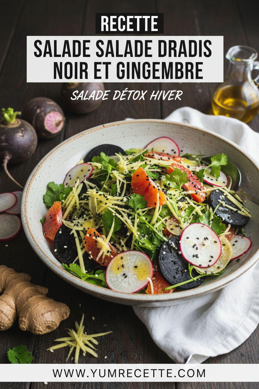 Recette Salade De Radis Noir Et Gingembre Recette Salade De Radis Noir Et Gingembre
