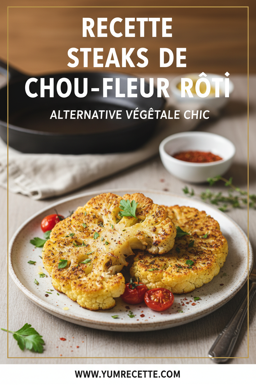 Recette Steaks De Chou-fleur Rôti Recette Steaks De Chou-fleur Rôti