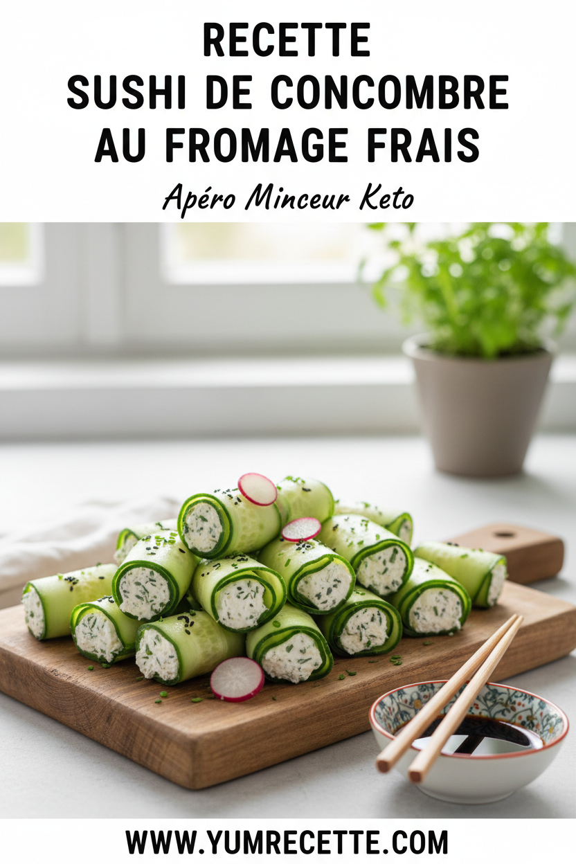 Recette Sushi De Concombre Au Fromage Frais Recette Sushi De Concombre Au Fromage Frais