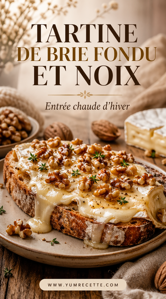Recette Tartine De Brie Fondu Et Noix Recette Tartine De Brie Fondu Et Noix