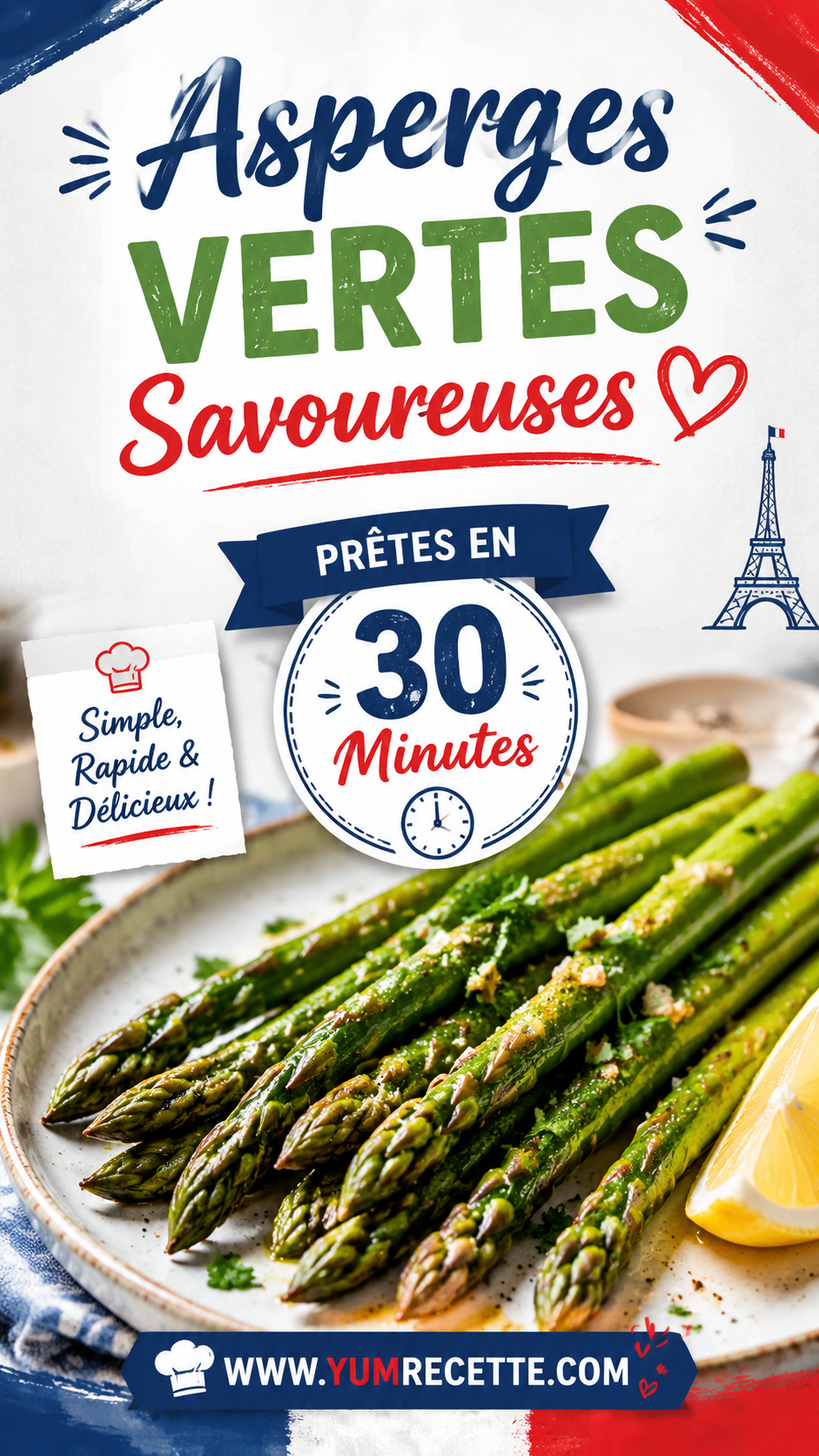 Asperges Vertes Savoureuses - Prêtes en 30 Minutes