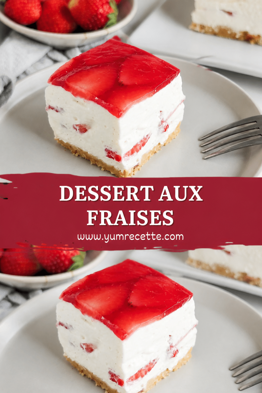 Dessert aux Fraises Onctueux – Succès Garanti