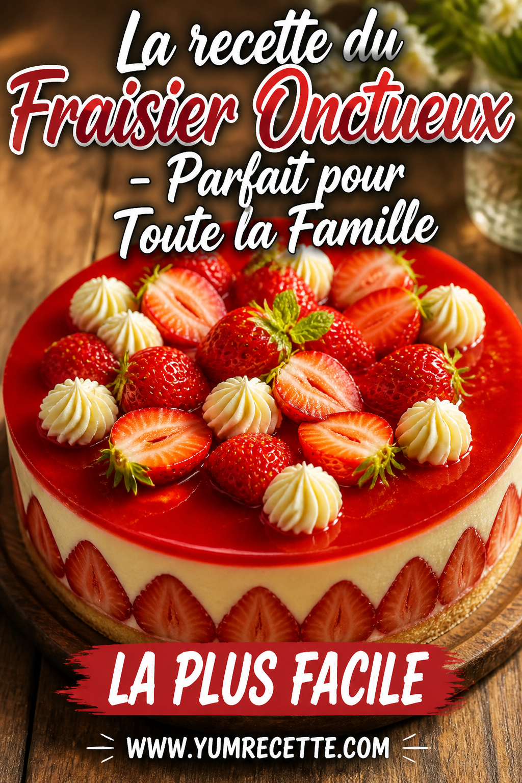 Fraisier Onctueux