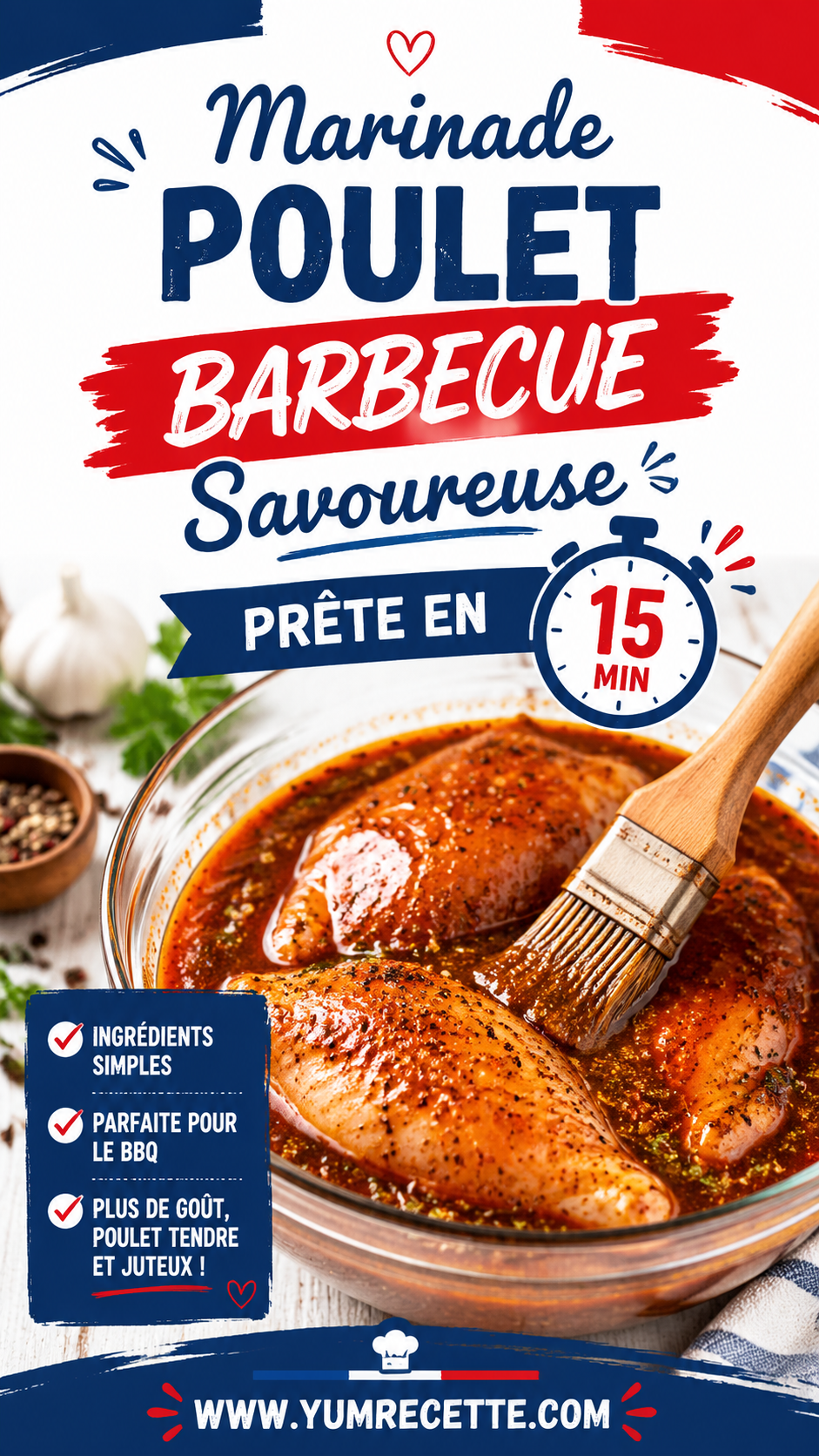 Marinade Poulet Barbecue Savoureuse