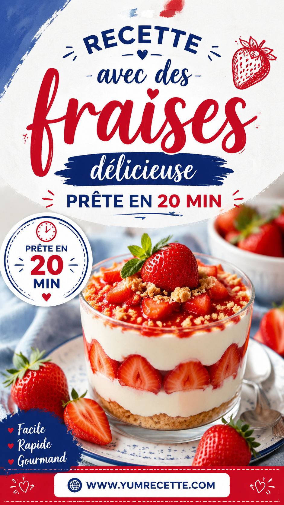 Recette avec des fraises délicieuse