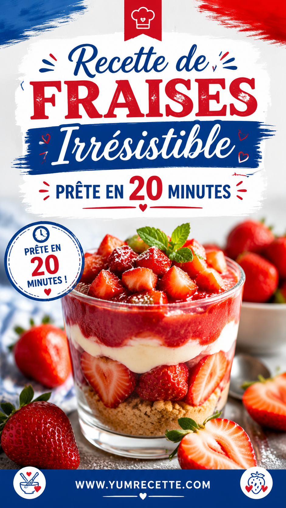 Recette de Fraises Irrésistible