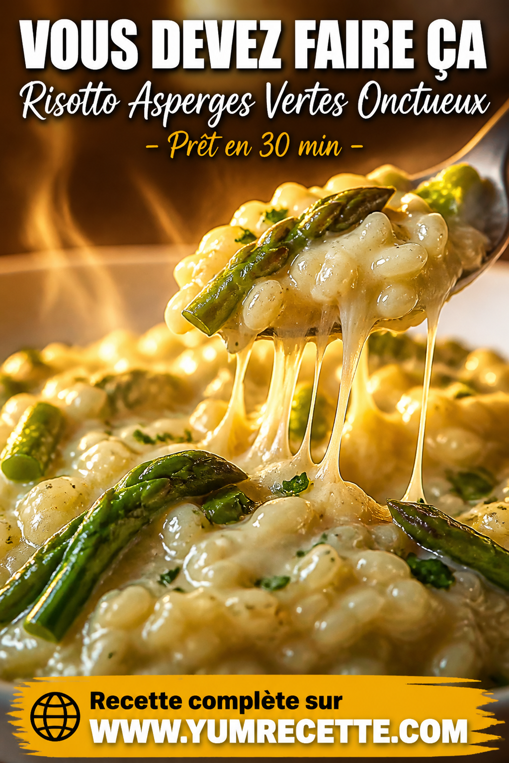 Risotto Asperges Vertes Onctueux