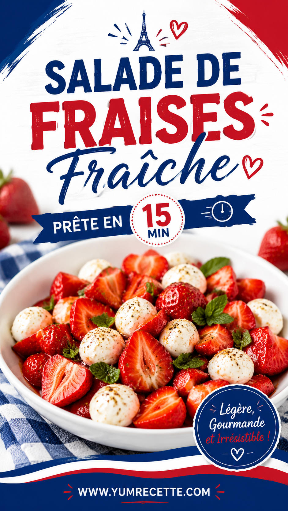 Salade de Fraises Fraîche