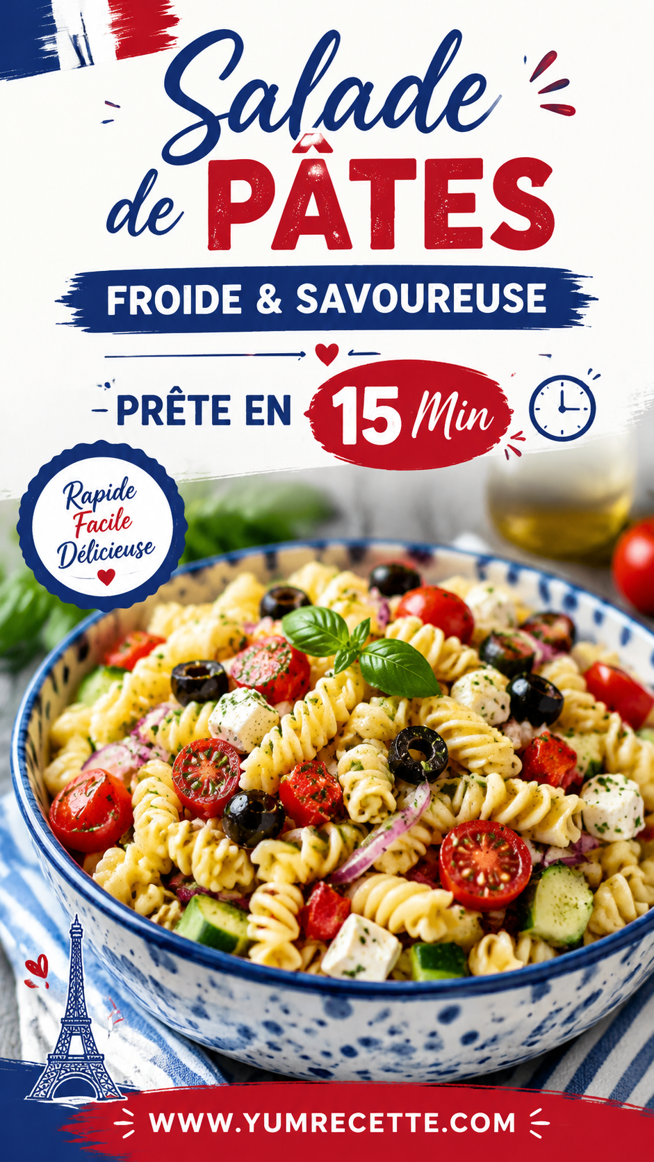 Salade de Pâtes Froide Savoureuse