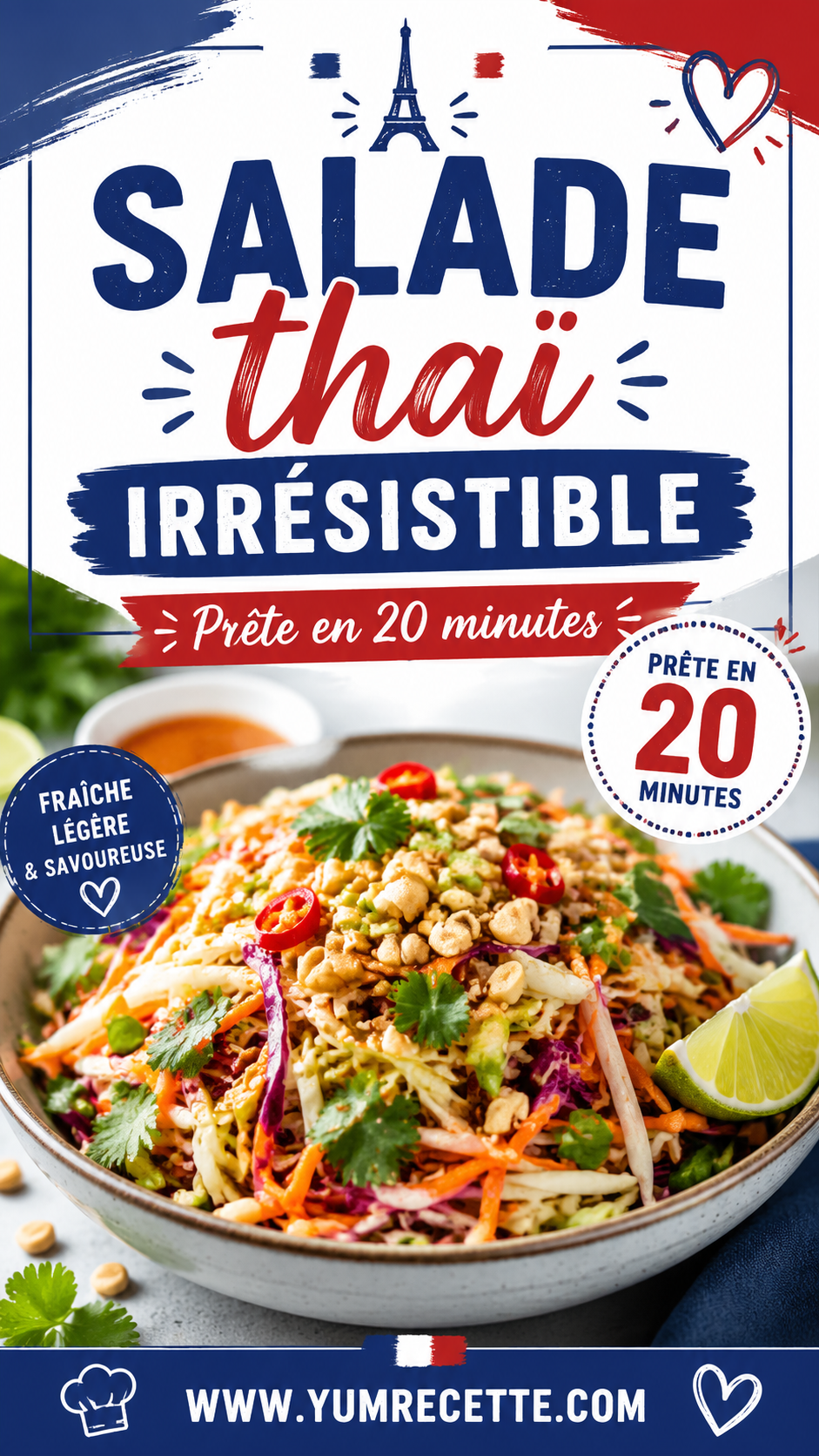 Salade thaï irrésistible - Prête en 20 minutes