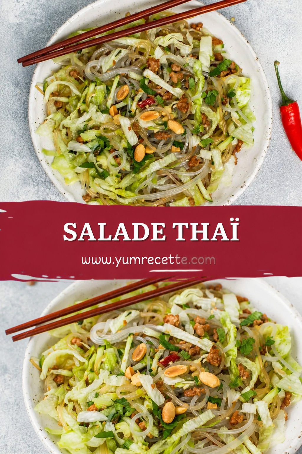 Salade Thaï Savoureuse – Fraîche et Délicieuse