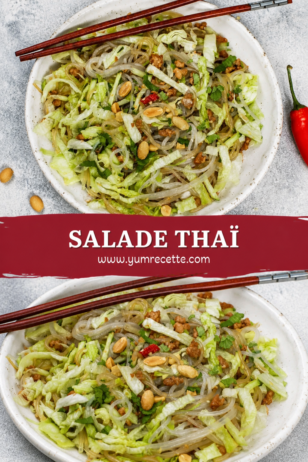 Salade Thaï Savoureuse – Fraîche et Délicieuse