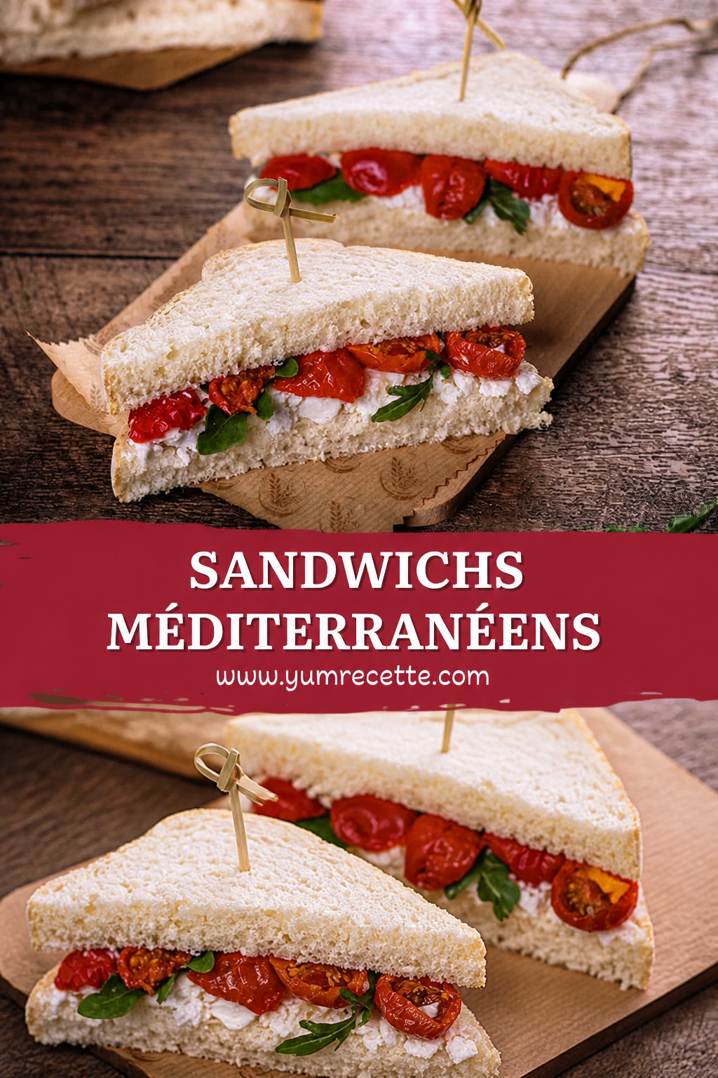 Sandwichs Méditerranéens Faciles pour le Pique-nique
