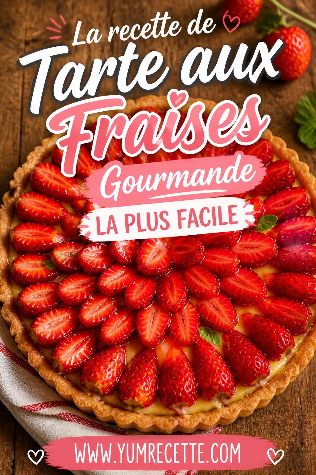 Tarte aux Fraises Gourmande