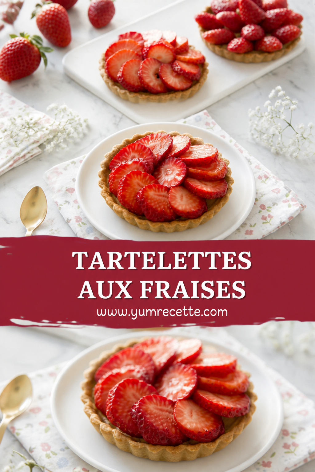 Tartelettes aux Fraises Fondantes