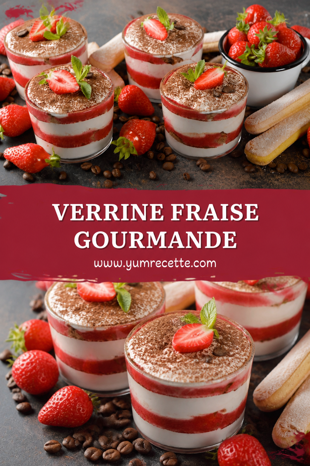Verrine Fraise Gourmande